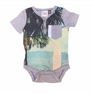 Coastal Henley Bodysuit / Onesie NWT